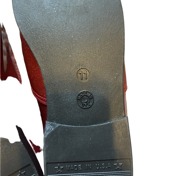 American Apparel Red
Glitter Patent Lace Up shoe size 11 - Picture 7 of 8